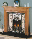 photo of a fireplace